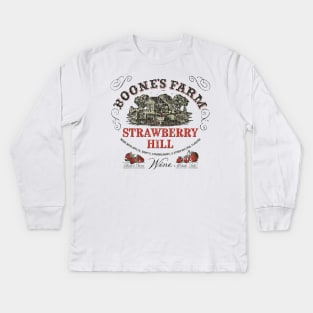 Strawberry Wine Kids Long Sleeve T-Shirt